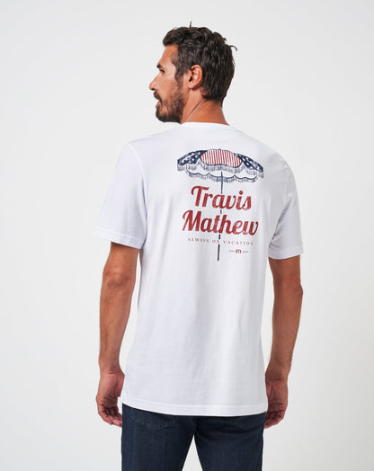 Born On The Fourth Tee White | Travis Mathew