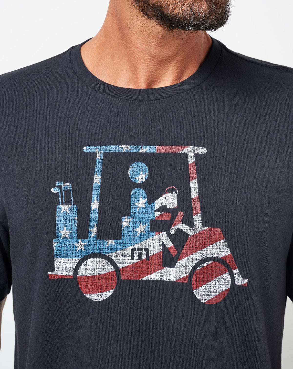 Flag Flyer Tee Black | Travis Mathew