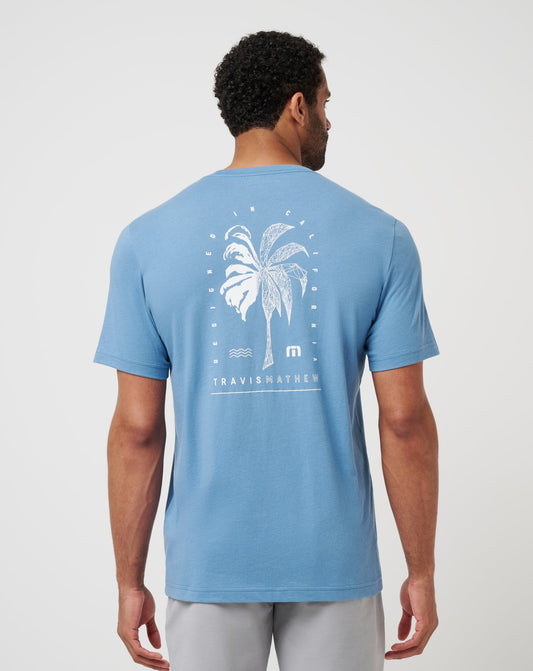 Palm Grass Tee Coronet | Travis Mathew