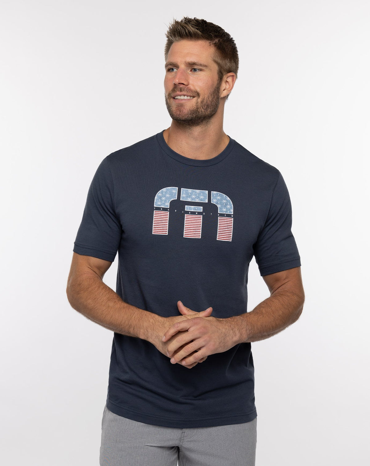 Solar Flare Tee Blue Nights | Travis Mathew