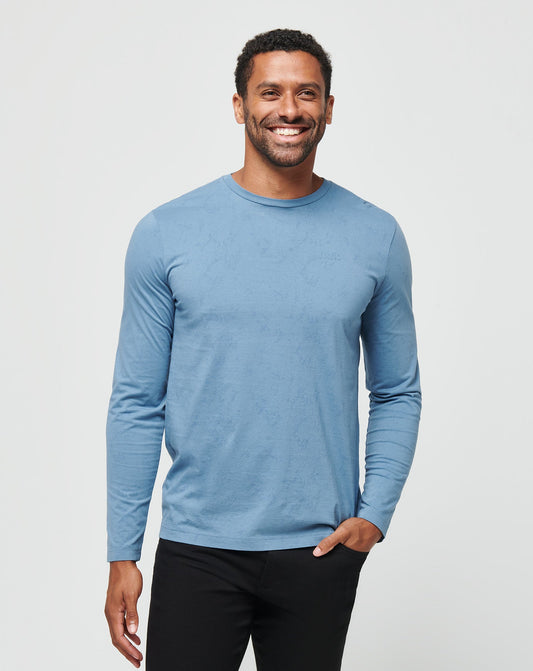 Warmer Tides Long Sleeve Tee Coronet | Travis Mathew