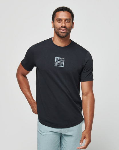 Living Aloha Tee Black | Travis Mathew