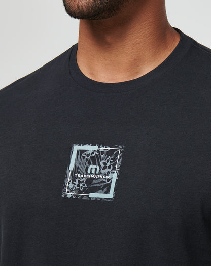 Living Aloha Tee Black | Travis Mathew
