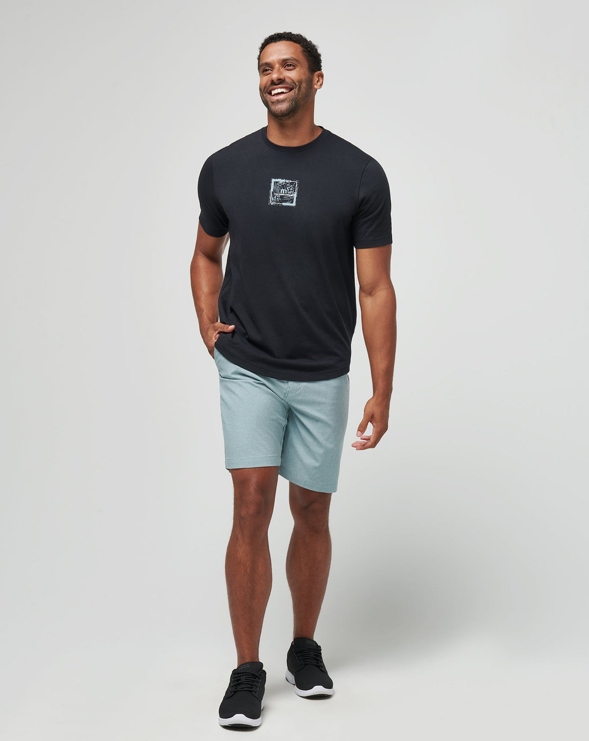 Living Aloha Tee Black | Travis Mathew