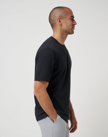 Los Angeles Dodgers Sunset Slam 2.0 Tee Black | Travis Mathew