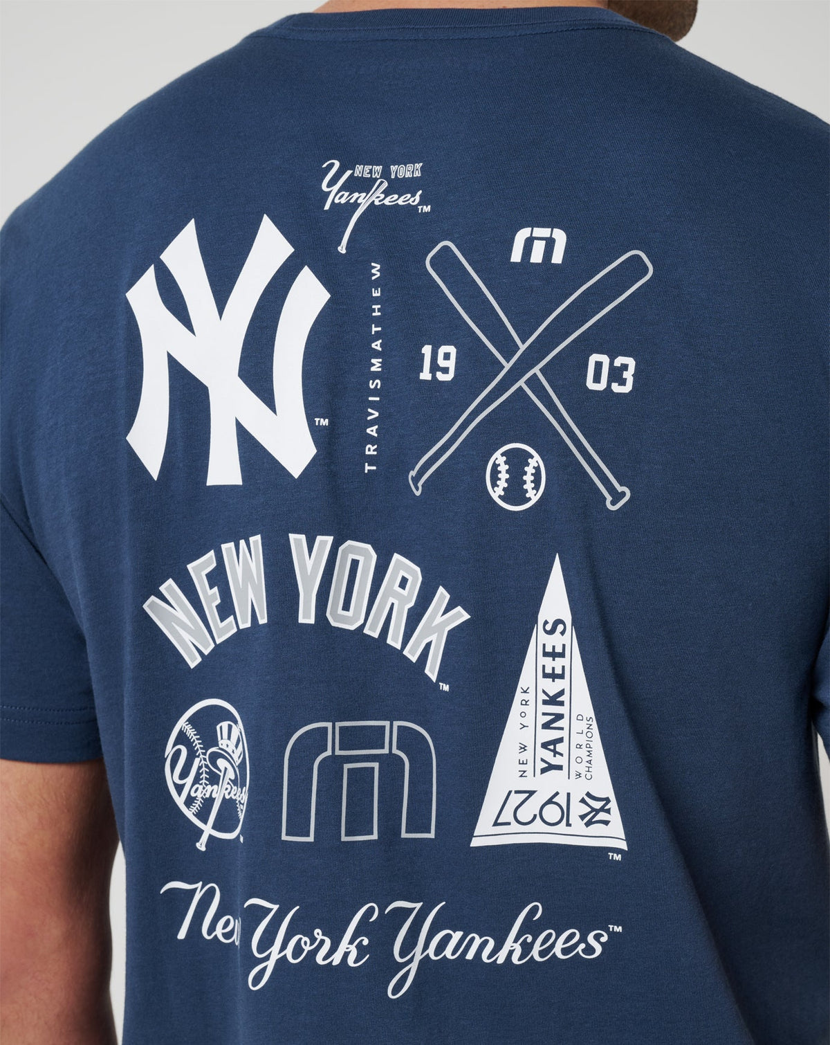New York Yankees Friendly Rivalry Tee Navy | Travis Mathew