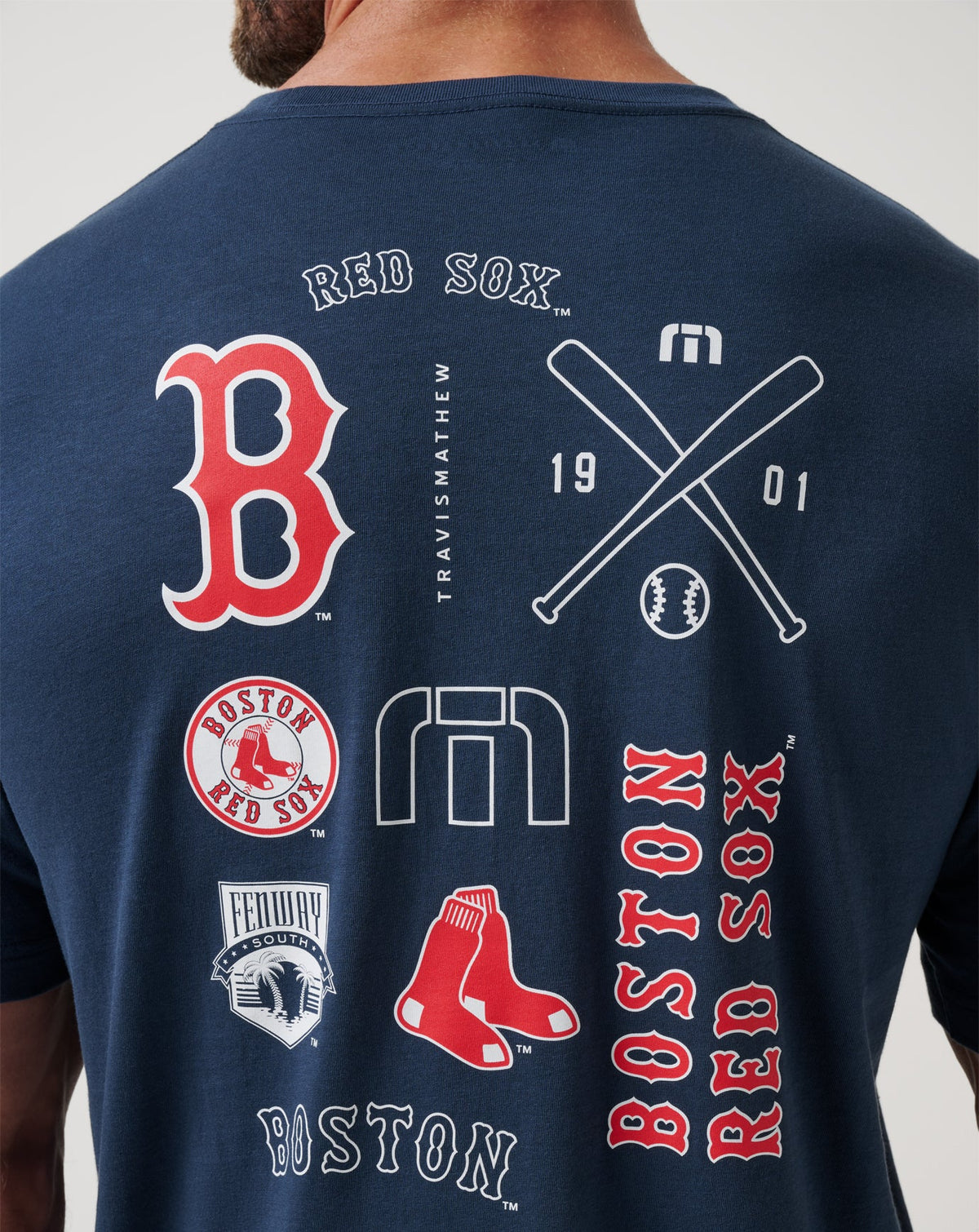Boston Red Sox Friendly Rivalry Tee Navy | Travis Mathew
