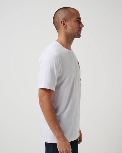San Diego Padres Sunset Slam 2.0 Tee White | Travis Mathew