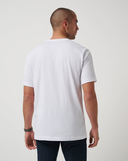 San Diego Padres Sunset Slam 2.0 Tee White | Travis Mathew