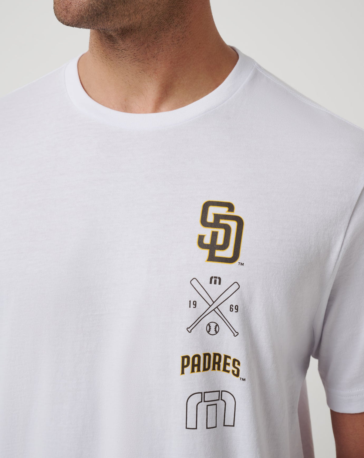San Diego Padres Sunset Slam 2.0 Tee White | Travis Mathew
