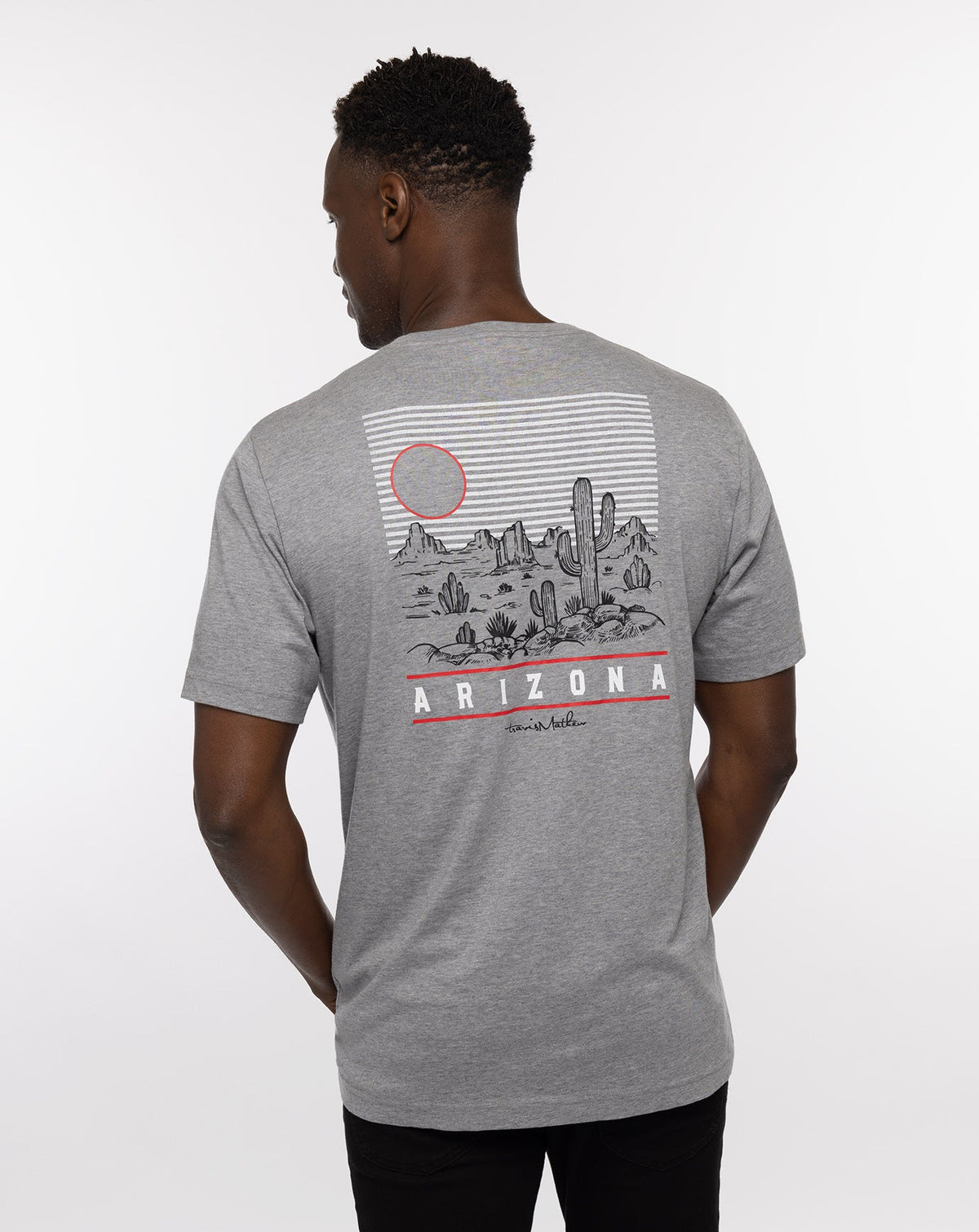 Bell Rock Tee Heather Grey | Travis Mathew