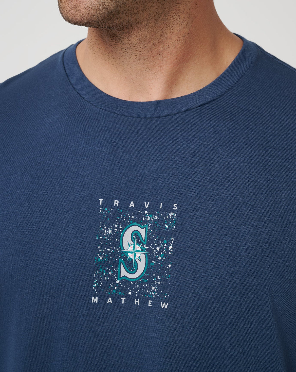 Seattle Mariners In The Dugout 2.0 Tee Navy | Travis Mathew