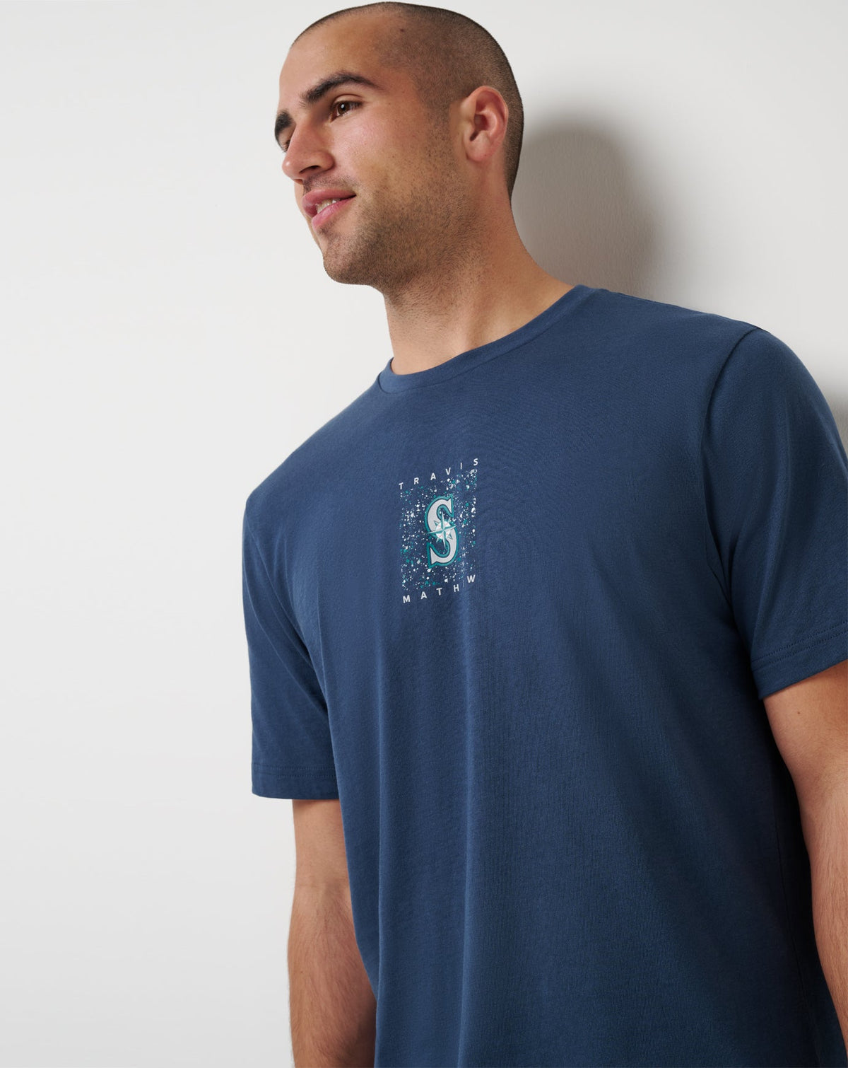 Seattle Mariners In The Dugout 2.0 Tee Navy | Travis Mathew