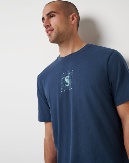Seattle Mariners In The Dugout 2.0 Tee Navy | Travis Mathew