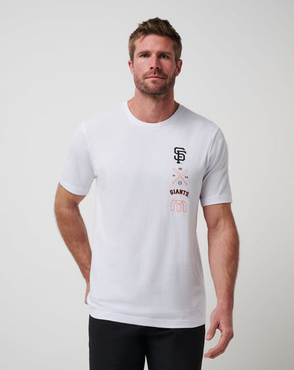 San Francisco Giants Sunset Slam 2.0 Tee White | Travis Mathew
