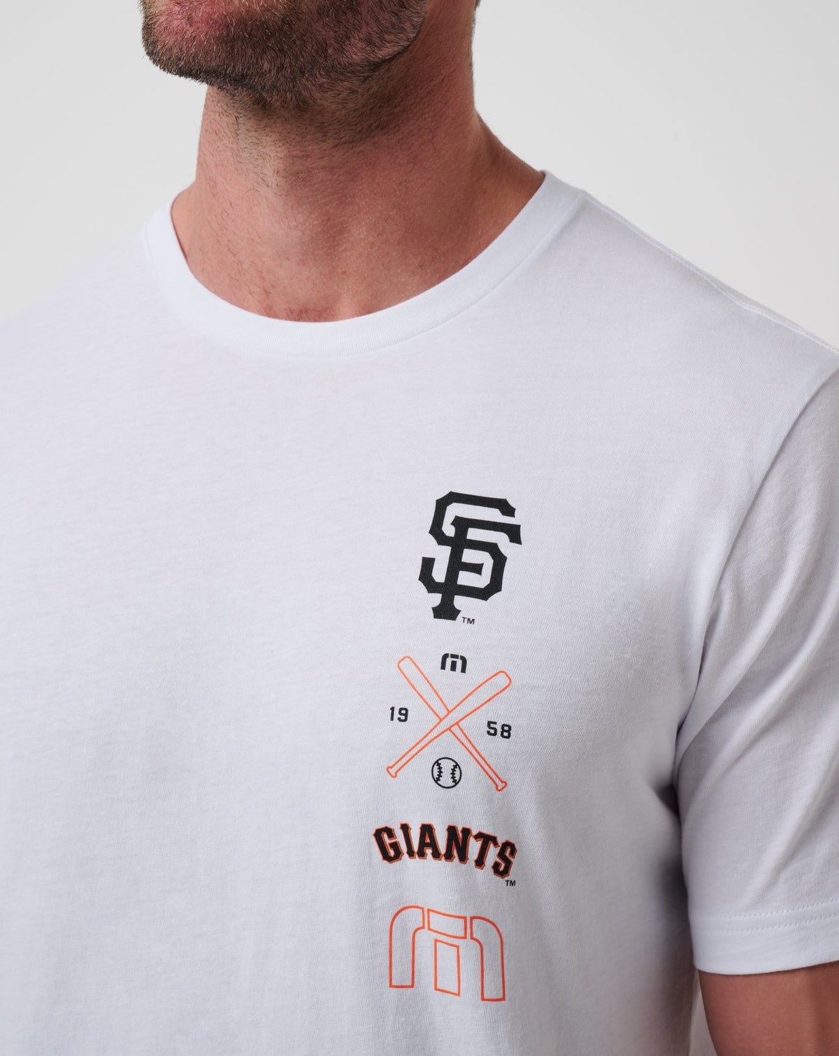 San Francisco Giants Sunset Slam 2.0 Tee White | Travis Mathew