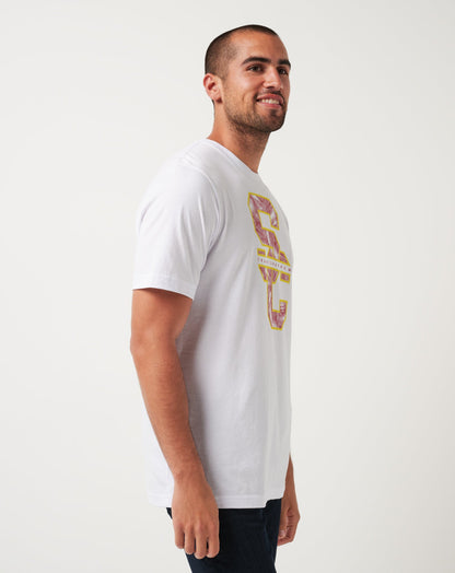 USC War Paint Tee White | Travis Mathew