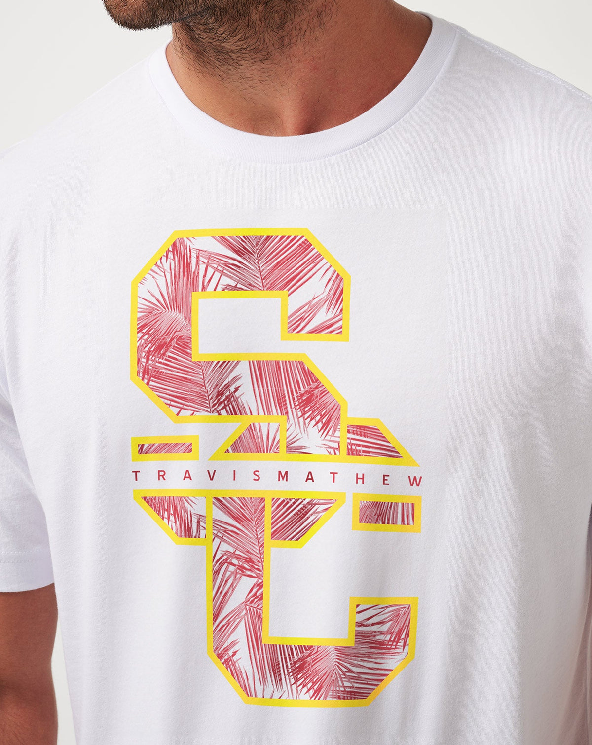 USC War Paint Tee White | Travis Mathew