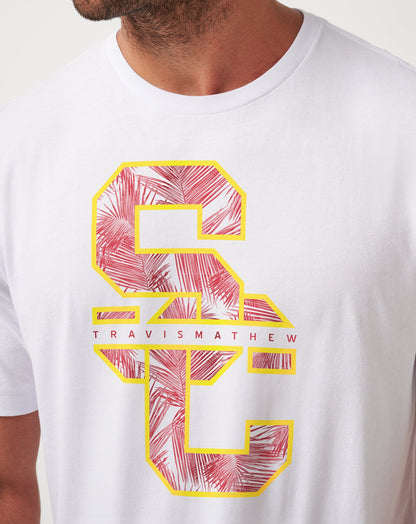 USC War Paint Tee White | Travis Mathew