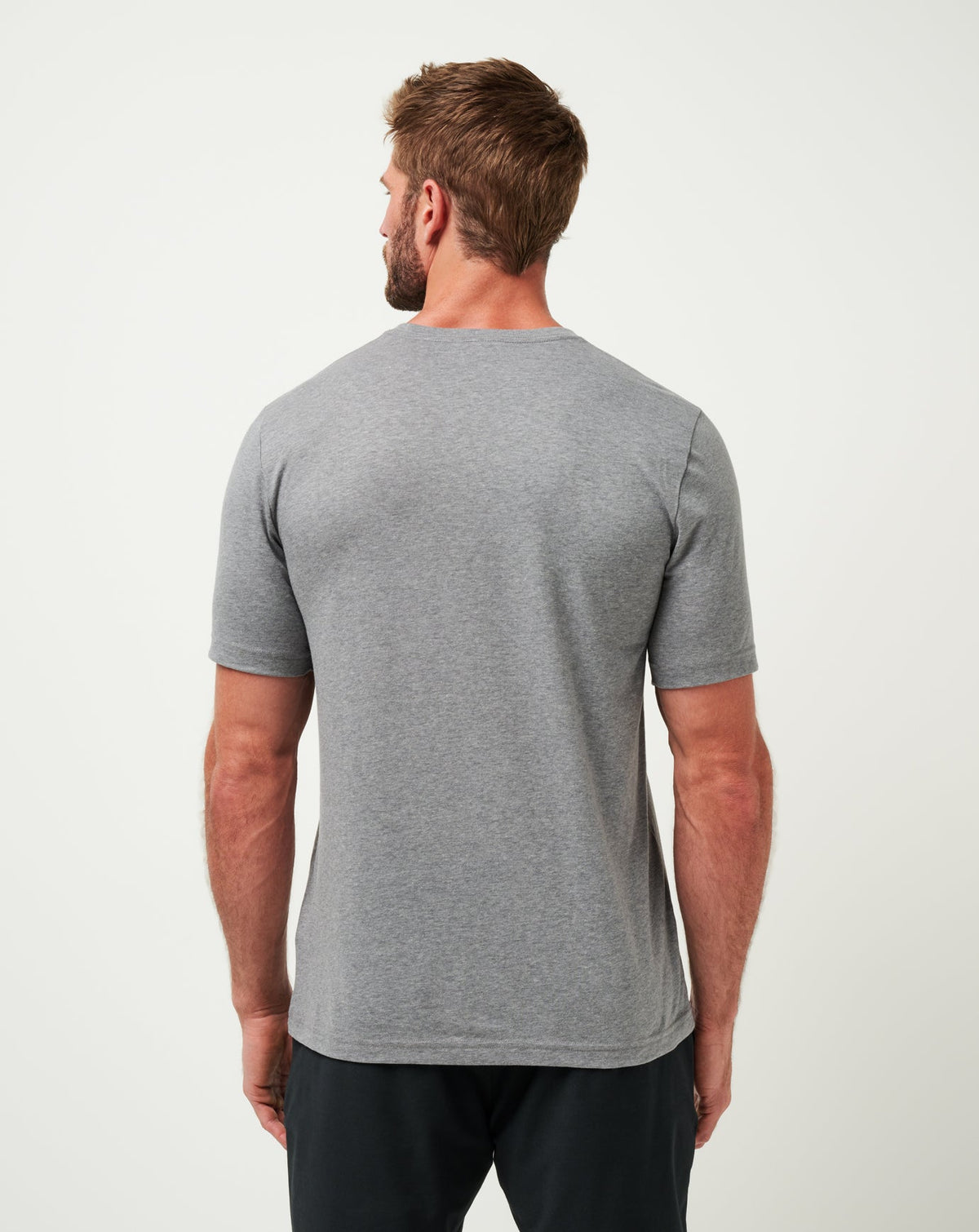 New York Yankees Strike One Tee Heather Grey | Travis Mathew