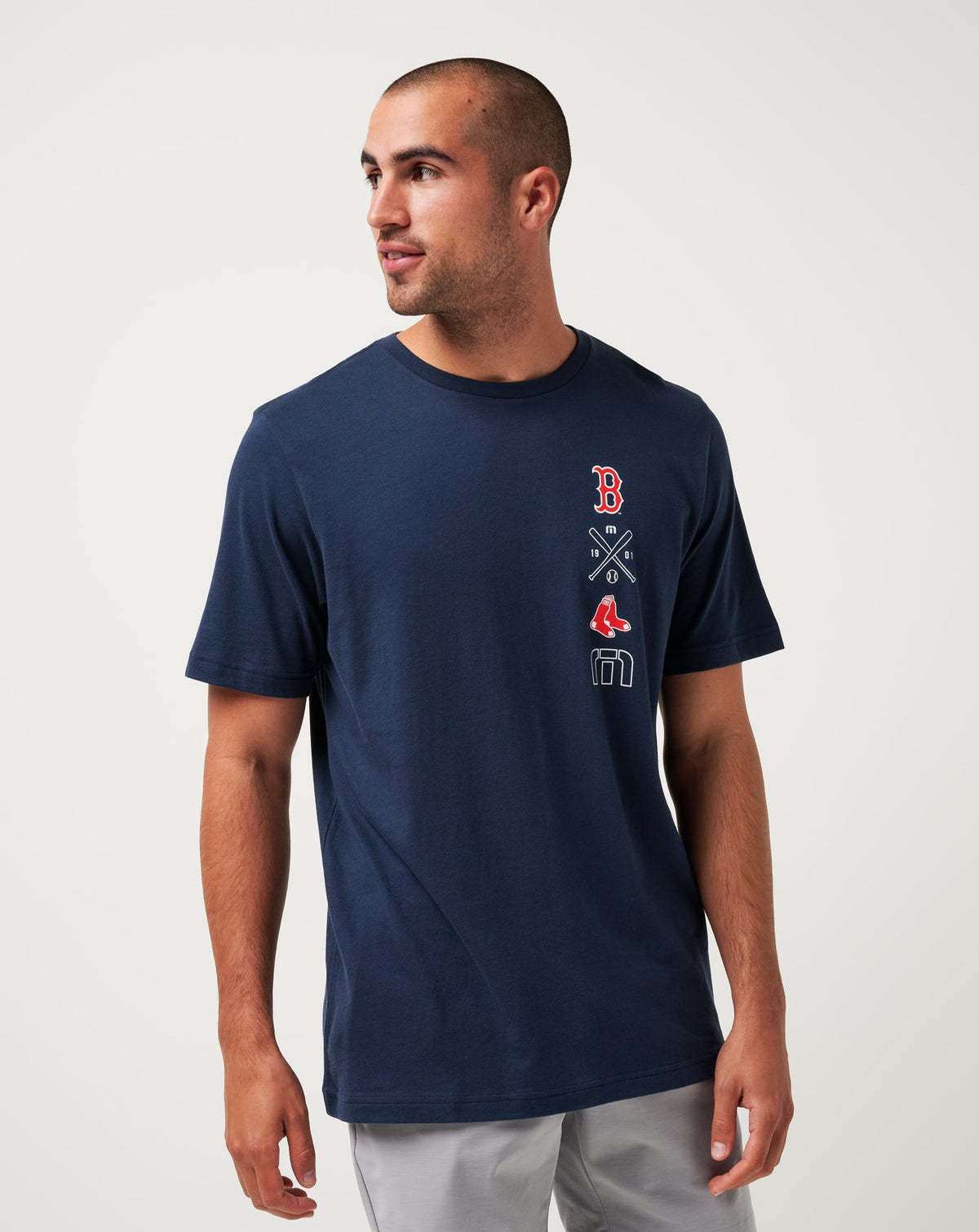 Boston Red Sox Sunset Slam Tee Total Eclipse | Travis Mathew