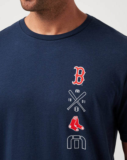 Boston Red Sox Sunset Slam Tee Total Eclipse | Travis Mathew