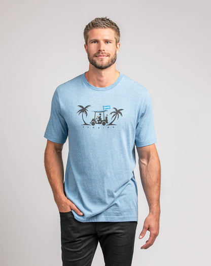Everglades 2.0 Tee Heather Allure | Travis Mathew