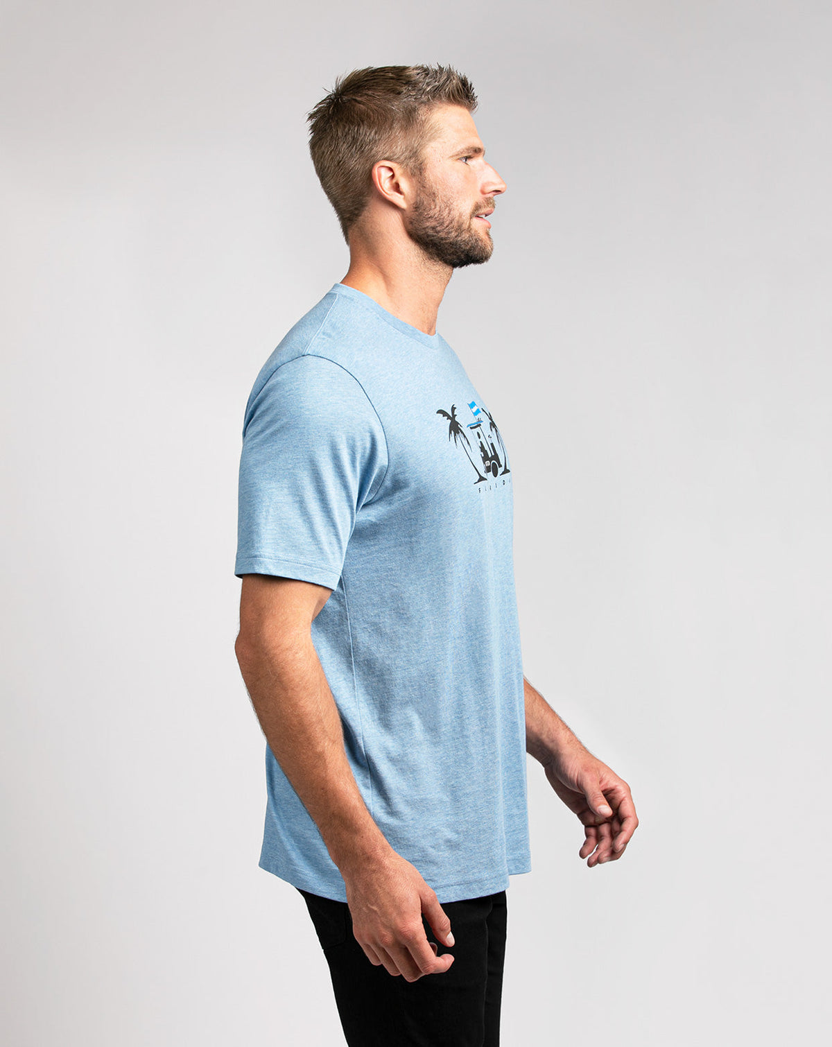 Everglades 2.0 Tee Heather Allure | Travis Mathew