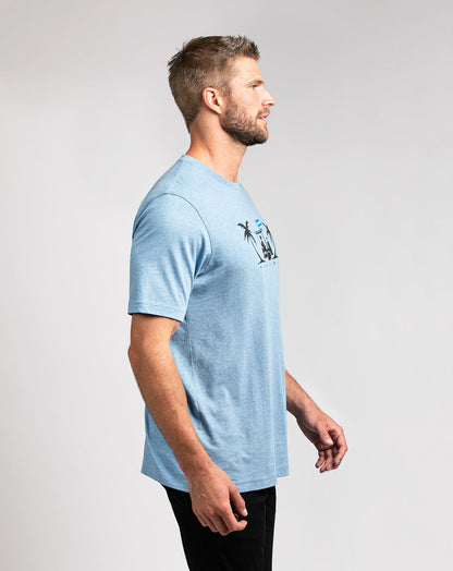 Everglades 2.0 Tee Heather Allure | Travis Mathew