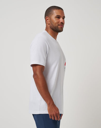Boston Red Sox Sunset Slam 2.0 Tee White | Travis Mathew