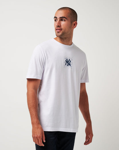 New York Yankees In The Dugout Tee White | Travis Mathew