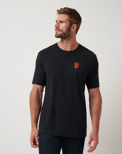 San Francisco Giants Friendly Rivalry Tee Black | Travis Mathew
