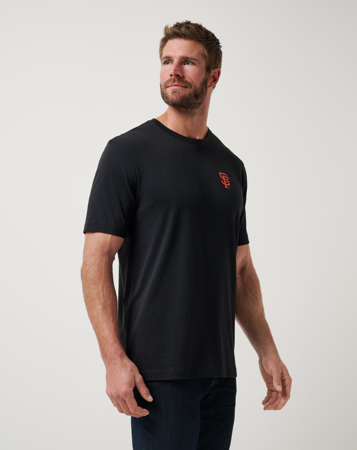 San Francisco Giants Friendly Rivalry Tee Black | Travis Mathew