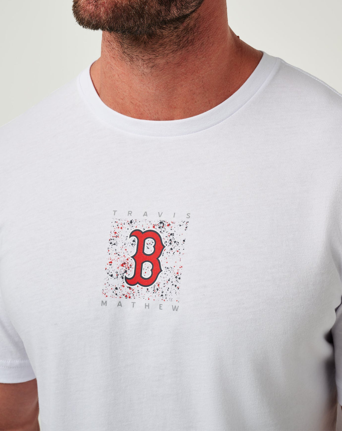 Boston Red Sox In The Dugout Tee White | Travis Mathew