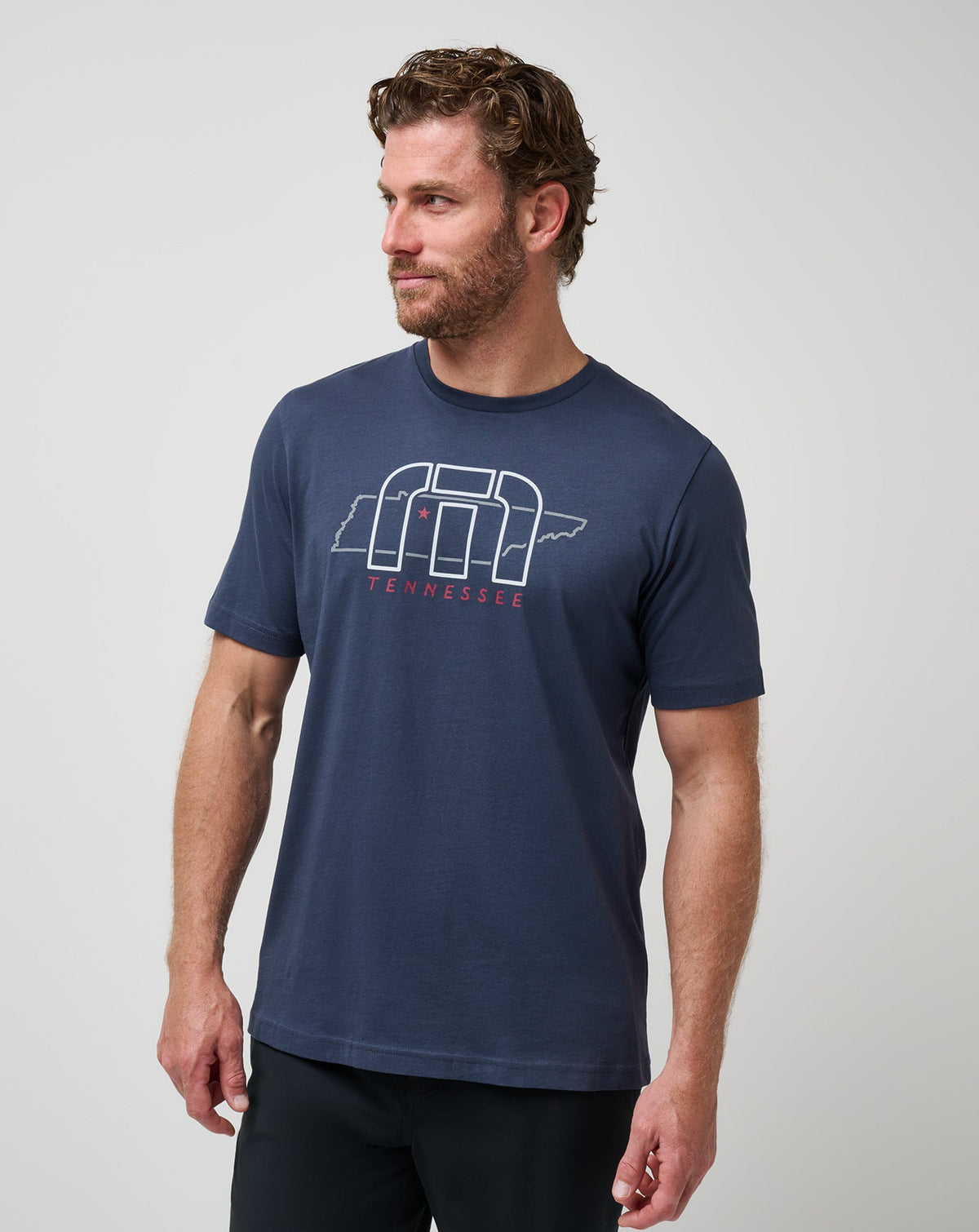 Local Phrases Tee Blue Nights | Travis Mathew