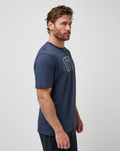 Local Phrases Tee Blue Nights | Travis Mathew