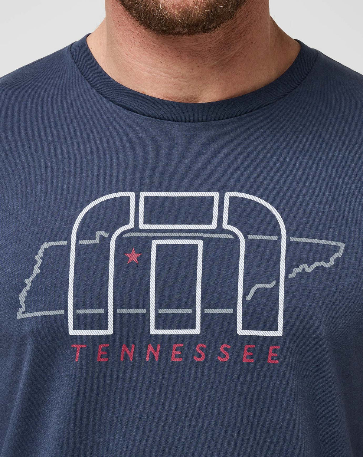 Local Phrases Tee Blue Nights | Travis Mathew