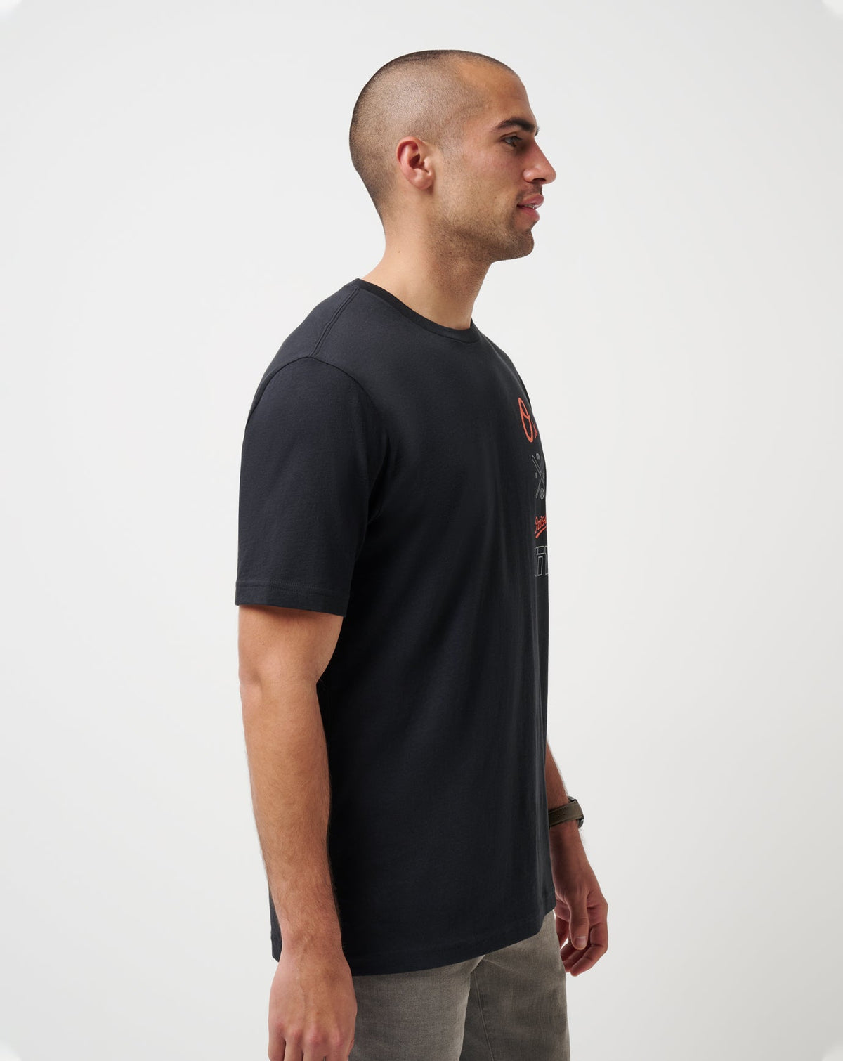 Baltimore Orioles Sunset Slam 2.0 Tee Black | Travis Mathew