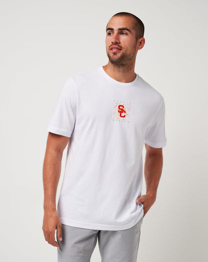 USC School Spirit Tee White | Travis Mathew