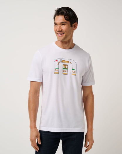 Tropical Tailgate Tee White | Travis Mathew