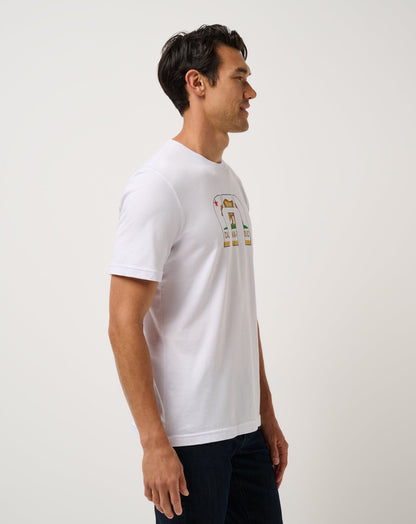 Tropical Tailgate Tee White | Travis Mathew