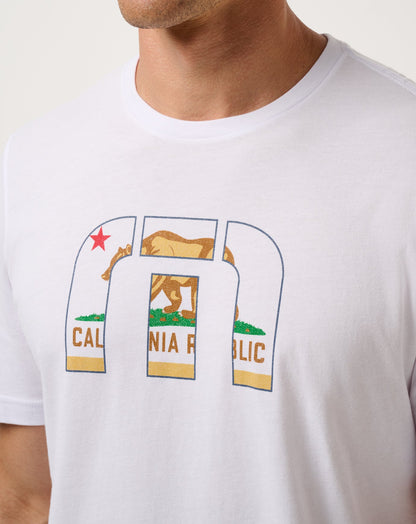 Tropical Tailgate Tee White | Travis Mathew