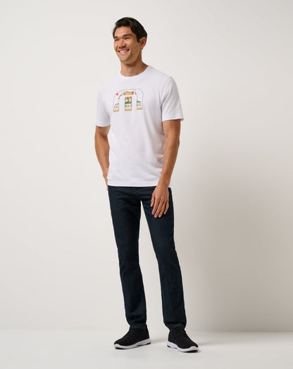 Tropical Tailgate Tee White | Travis Mathew