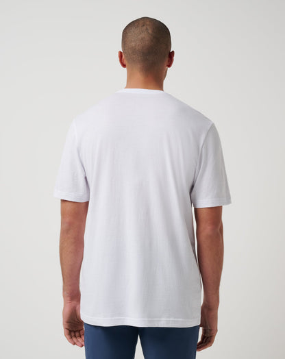 Atlanta Braves Sunset Slam 2.0 Tee White | Travis Mathew