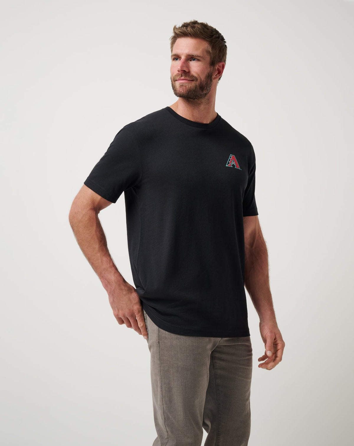 Arizona Diamondbacks Friendly Rivalry Tee Black | Travis Mathew