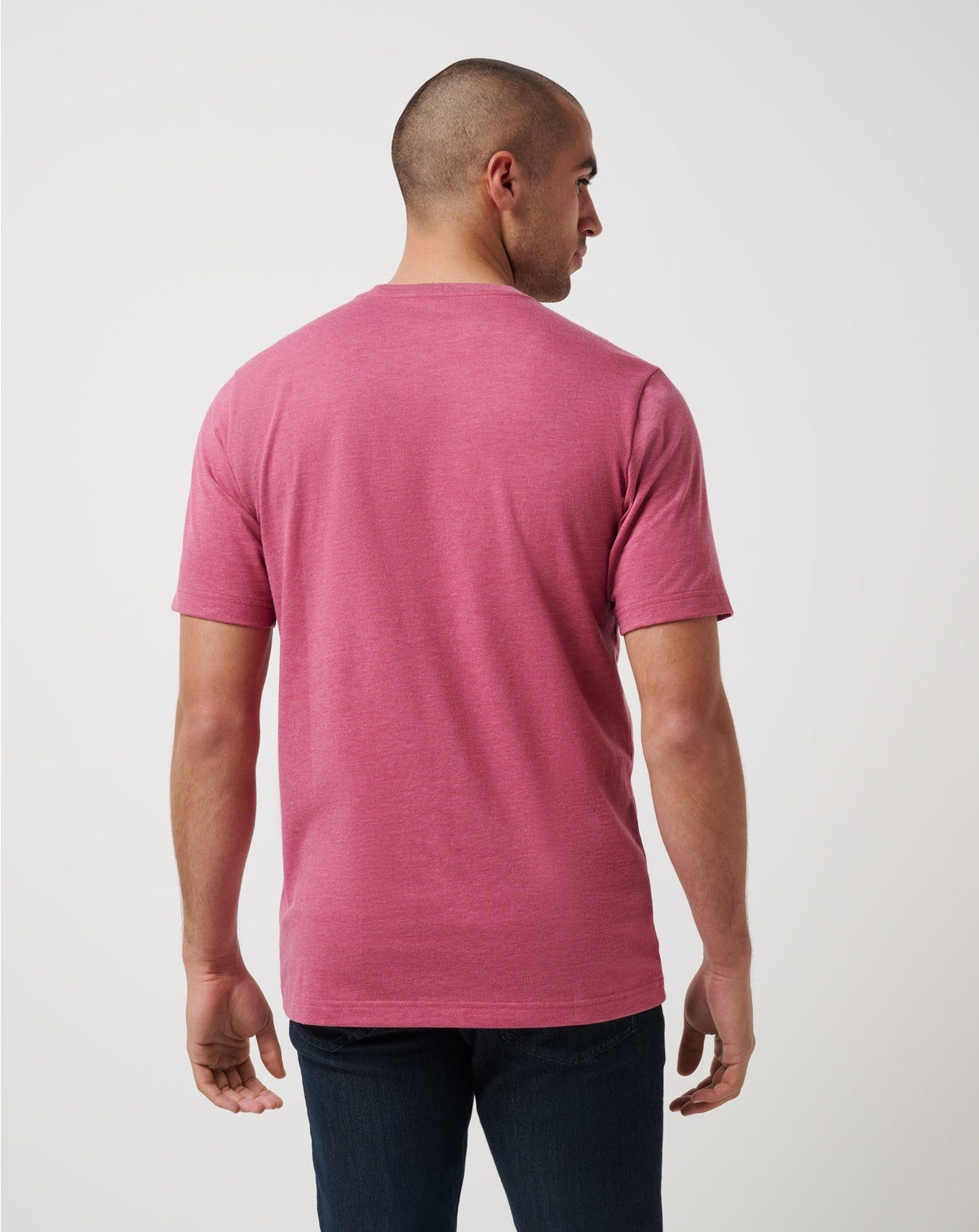 Texas Rangers Sunset Slam 2.0 Tee Heather Red | Travis Mathew