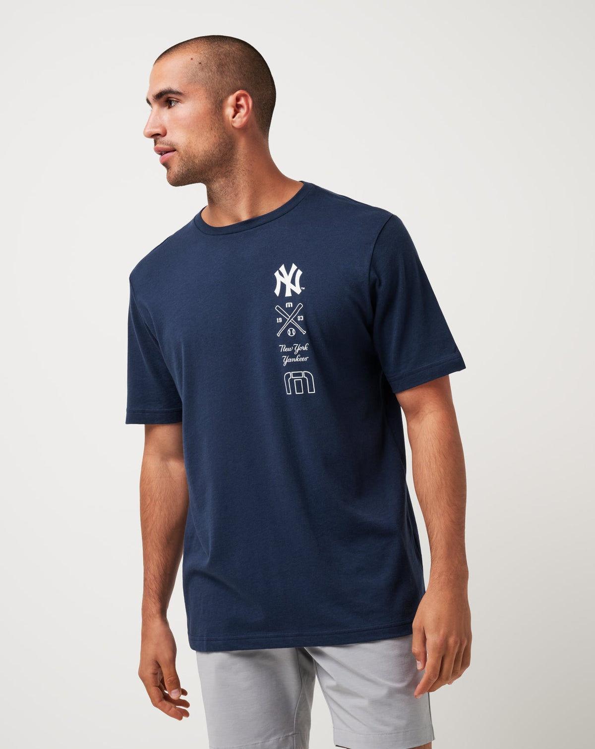 New York Yankees Sunset Slam Tee Total Eclipse | Travis Mathew