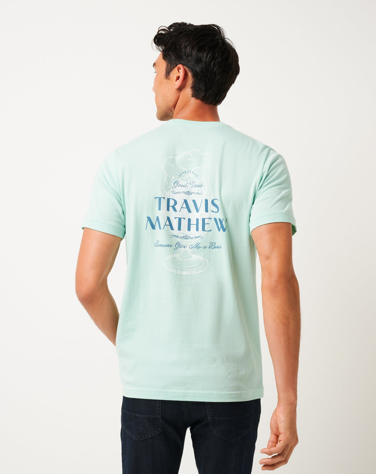 Bar Break Tee Eggshell Blue | Travis Mathew