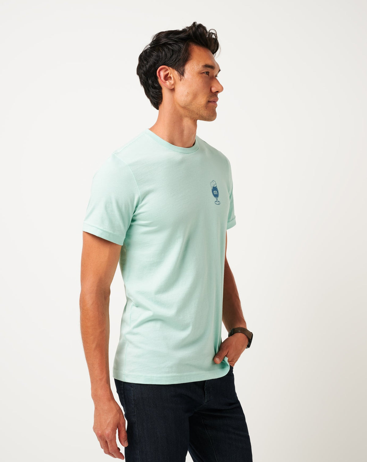 Bar Break Tee Eggshell Blue | Travis Mathew