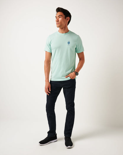 Bar Break Tee Eggshell Blue | Travis Mathew